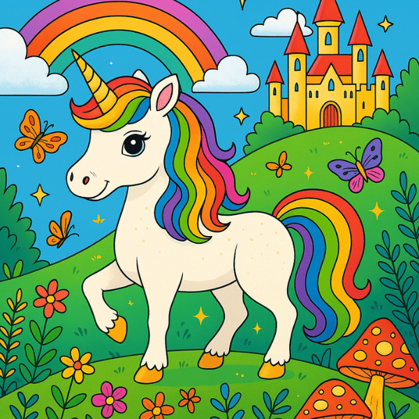 40 Unicorn Coloring Pages For Kids
