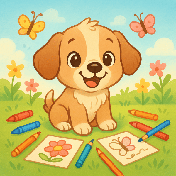 Dog Coloring Pages For Kids